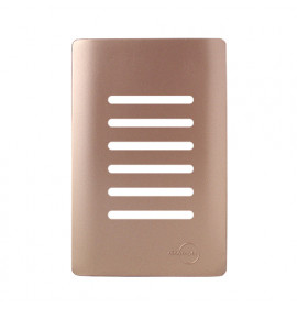 Placa 4x2 p/ 6 Interruptores ( USO ESPECIAL ) - Novara Ouro Rose